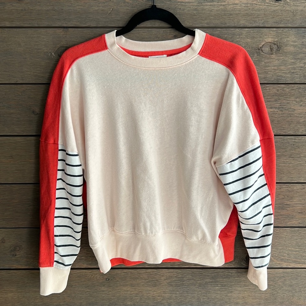 Sundry Colorblock Crewneck